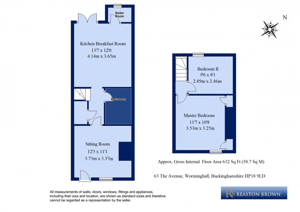 Floorplan for Worminghall Buckinghamshire